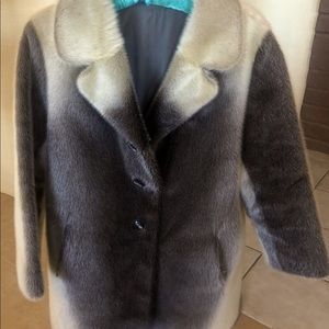 Vintage custom Seal Fur Coat, Size S/M.